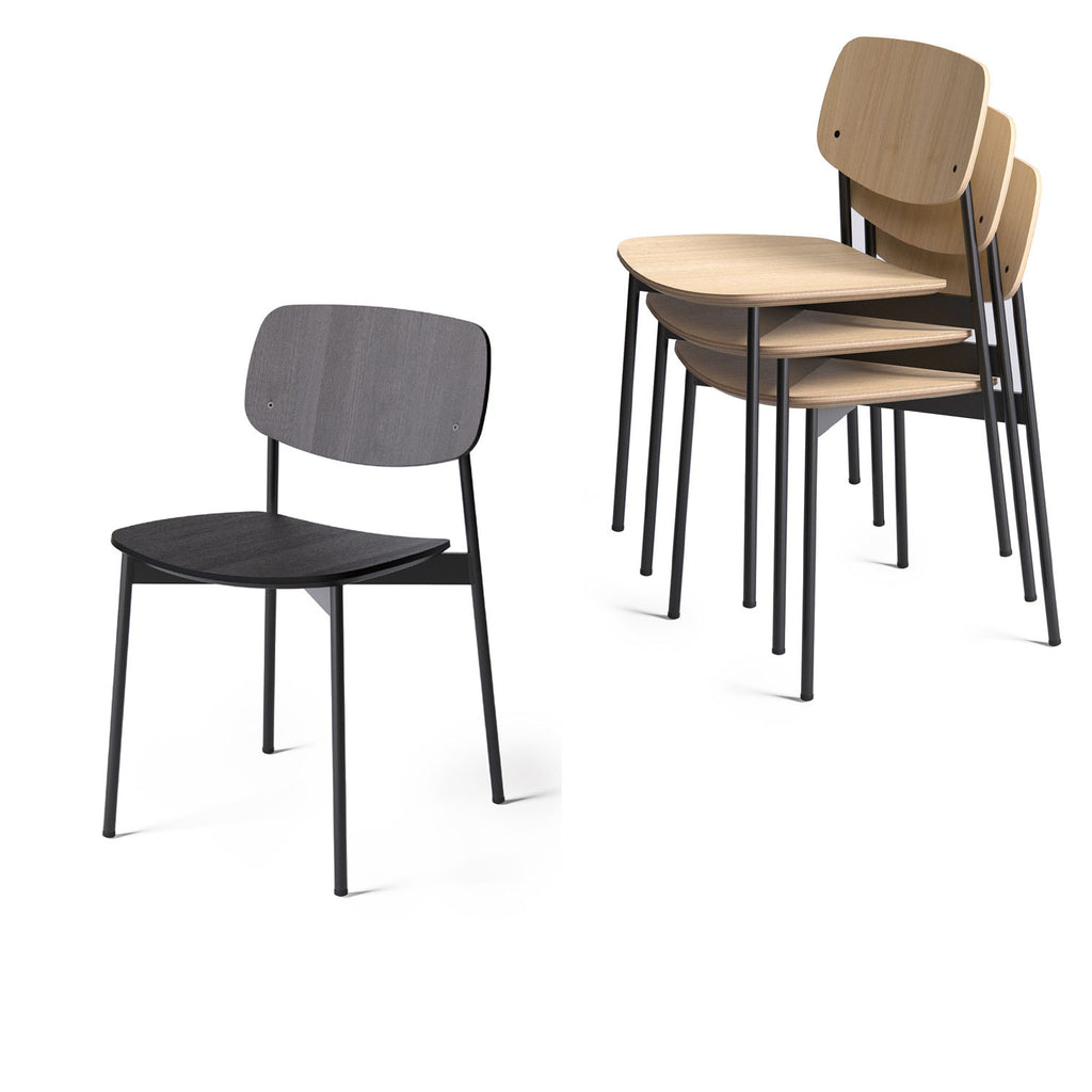 Chaise en chêne Konka